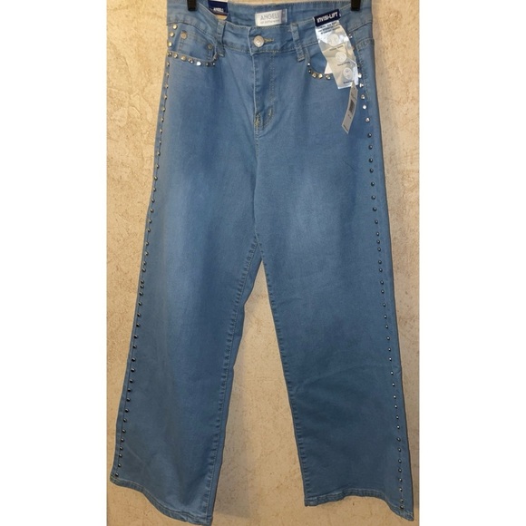Angels Of Difference Studded Jeans - Picture 1 of 9